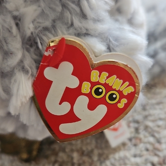 Ty Beanie Boos "Owlette" Plush Stuffed Owl w/ Tags - Picture 3 of 9
